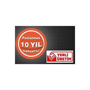 Paslanmaz Pirinç Karaca 3'lü Askılık(10 Yıl Grantili)