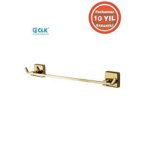 Paslanmaz Pirinç 50 Cm Kumru Uzun Havluluk 50 Cm Altın