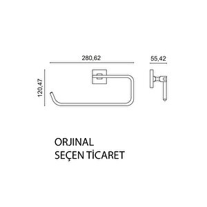 Paslanmaz Pirinç Kumru Açık Kağıt Havluluk Altın