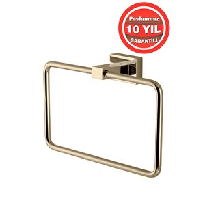 Paslanmaz Pirinç Kenzo Kare Havluluk Altın Gold