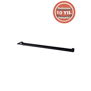 Paslanmaz Çelik Paris Mat Siyah 40cm Havluluk