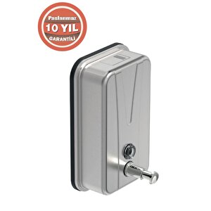 Paslanmaz Çelik Dikey Sıvı Sabunluk 500 Ml
