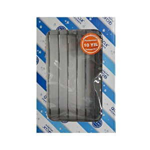 Paslanmaz Pirinç Tekli Taci 22x15 Cm Şampuanlık Banyo Rafı