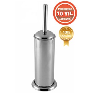 Paslanmaz Çelik Ceren Biyeli Tuvalet Fırçası Klozet Fırçası