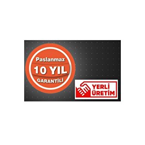 Paslanmaz Çelik Ceren Biyeli Tuvalet Fırçası Klozet Fırçası