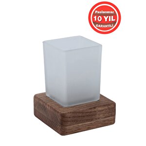 Mdf Camlı Set Üstü Diş Fırçalık