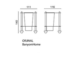 Vz10-021 Paslanmaz Pirinç Vizyon Diş Fırçalık