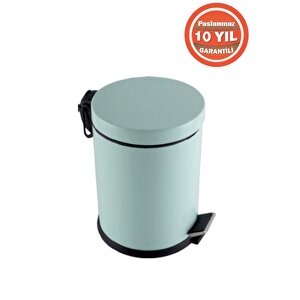 Paslanmaz Çelik 12 Litre Pedallı Banyo Çöp Kovası Mind