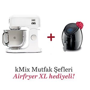 Kmix Mutfak Şefi 5 Lt Kmx750aw + Airfryer Xl Siyah Hfp30.000bk Hediyeli