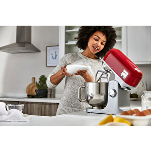 Kenwood Kmix Mutfak Şefi 1000 Watt Kmx750rd + Airfryer Xl Siyah Hfp30.000bk Set