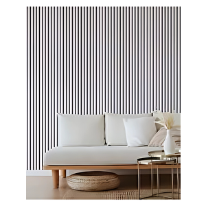 Mdf Ahşap Akustik Duvar Paneli 60 X 275 Cm - Beyaz