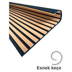 Mdf Ahşap Akustik Duvar Paneli 60 X 275 Cm - Kayin