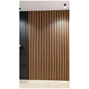 Mdf Ahşap Akustik Duvar Paneli 60 X 275 Cm - Teak