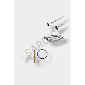 Sardıcı Pillar Serisi Siyah Çanak Lavabo Bataryasın 5 Yıl Garantili