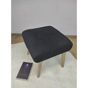 Lajivert Kare Gürgen Ayaklı Puf,makyaj Pufu , Havlu Kumaş Modern Puf ,kibar Puf
