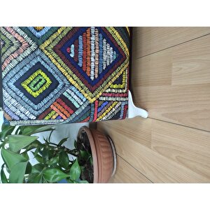 Renkli Sandıklı Puf, Kapı Önü Pufu, Dikdörtgen Puf ,dijital Baskılı Sandıklıpuf, Saklamaalanlı Sandıklıpuf