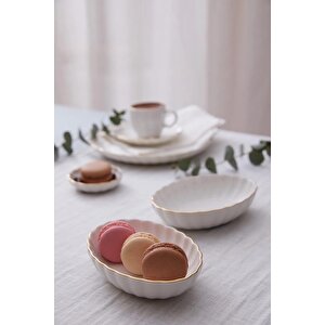 Bone Luz Form Oval Kase Altın File 2 Parça 15cm Bnlzf15okss220