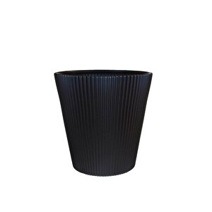 So-lns3 Dekoratif Luna Saksı 29 Litre No 3 Siyah