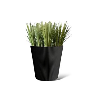 So-lns3 Dekoratif Luna Saksı 29 Litre No 3 Siyah