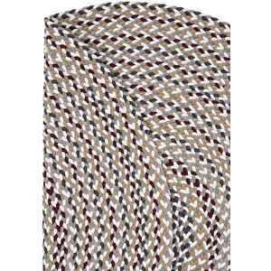 Cool Halı Glenn 617 Renkli Yuvarlak Halı Dekoratif Antre Hol Hasır Mutfak Balkon Halısı Banyo Halısı