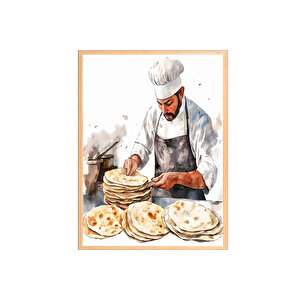 Hamur Sanatı Çerçeveli Pano