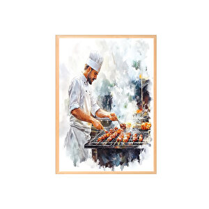 Frak Ray Barbekü Çerçeveli Pano