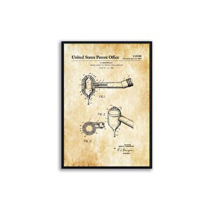 Dişçi Aletleri Patent 50*70 Çerçeveli Pano Set