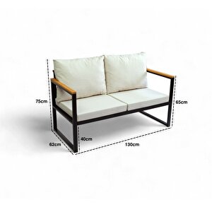 Rosa, Bahçe Takımı 2+2+sehpa Cpt5550-130