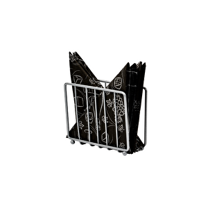 Gümüş Kafes Peçetelik,kafe Cafe,restoran, Otel, Dekoratif Peçetelik Hediyelik-metal Paslanmaz