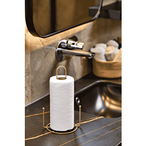 Rose Misketli Kağıt Havluluk Rulo Havluluk Peçetelik Mutfak Banyo Paslanmaz Metal