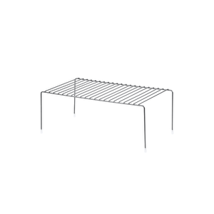 Gümüş Çok Amaçlı Dolap İçi Düzenleyici Tel Raf, Fincan Tabak Kase Organizer - Metal Paslanmaz