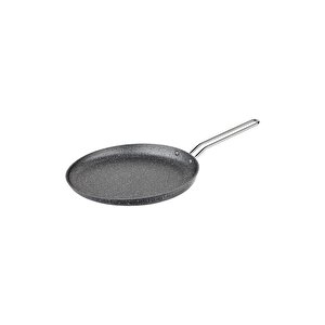 3234 Tek Parça Bio Granit 30 Cm Krep Tavası Gri