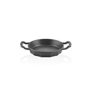 Dodeca -3725 - Tek Parça, 20 Cm, Bio Granit, Döküm, Sahan, Antrasit Gövde