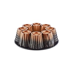 Siyah Bakır Muffın&cupcake Kalıbı 26cm