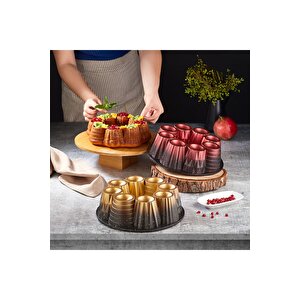 Siyah Bakır Muffın&cupcake Kalıbı 26cm