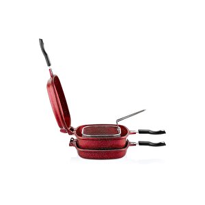 3224 Multi Cooker Set Kırmızı
