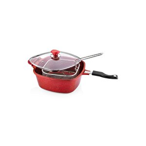3224 Multi Cooker Set Kırmızı