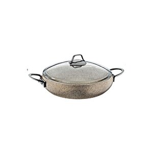 Sandstorm - 3052 - 9 Parça - Bio Granit - Pfoa Ve Ptfe Free - Tencere, Tava Çeyiz Seti