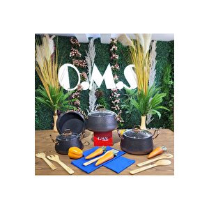 Keops - 3041 - 7 Parça, Bio Granit, Indüksiyonlu, Pfoa Ve Ptfe Free Tencere Tava Seti, Bakır Renk