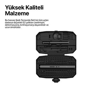 Otomatik Hassas Tornavida Seti 153 parça Şarjlı Tork Ayarı Laptop Telefon ve Gözlük Tamir Seti X6833