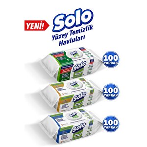 Yüzey Temizleme Havlusu Karma Set 3'lü 300 Yaprak