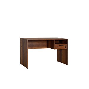 Concept Kilitli Çekmeceli Çalışma Masası-koyu Ceviz (oslo Ceviz) 120x75x60 Cm (gxyxd)