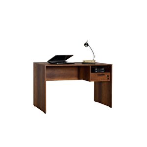 Concept Kilitli Çekmeceli Çalışma Masası-koyu Ceviz (oslo Ceviz) 120x75x60 Cm (gxyxd)