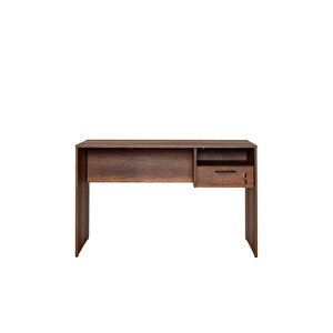 Concept Kilitli Çekmeceli Çalışma Masası-koyu Ceviz (oslo Ceviz) 120x75x60 Cm (gxyxd)