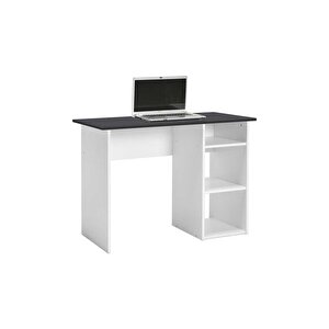 Vera 3 Raflı Çalışma Masası-beyaz-antrasit 101x75x45 Cm (gxyxd)