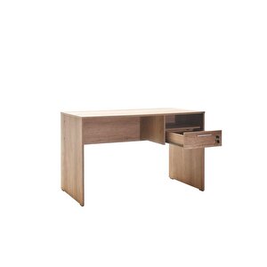 Concept Kilitli Çekmeceli Çalışma Masası-açık Ceviz (tori) 120x75x60 Cm (gxyxd)