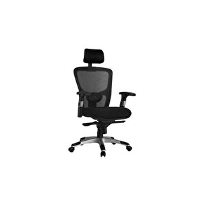 Manager Techno File Sırtlı Ofis Koltuğu-siyah 62x120-127x59 Cm (gxyxd)