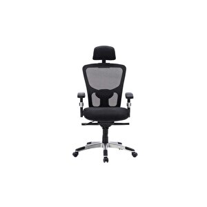 Manager Techno File Sırtlı Ofis Koltuğu-siyah 62x120-127x59 Cm (gxyxd)