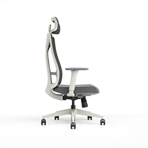 Leader File Sırtlı Multi Mekanizma Ofis Koltuğu-bej-gri 67x118-5-128,5x 70 Cm (gxyxd)