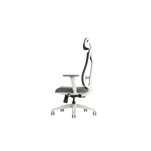 Leader File Sırtlı Multi Mekanizma Ofis Koltuğu-bej-gri 67x118-5-128,5x 70 Cm (gxyxd)